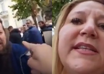 VIDEO Șoșoacă, luată la rost de un cetățean pe parcursul manifestației pro-ruse: "Sunteți vicleană!". Jandarmeria a intervenit după o discuție aprinsă purtată de cei doi