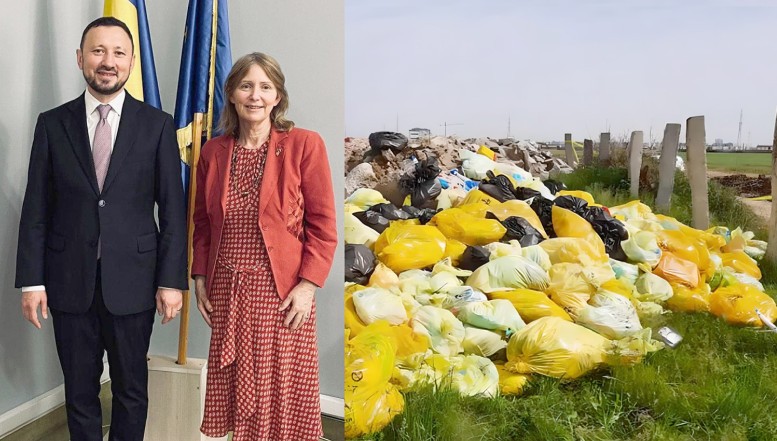 EXCLUSIV: Ministrul Mediului și Ambasadoarea SUA în România pun batiste parfumate peste țambalul poluării produse de americanii de la Stericycle