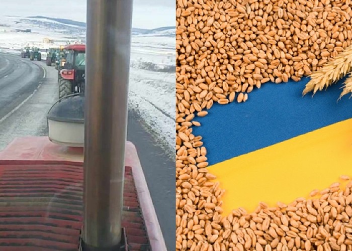 VIDEO Propaganda rusă deturnează protestele! Fermierii vor să blocheze camioanele care transportă cereale din Ucraina. Ce spune un agricultor: "Este important să-i sprijinim pe ucraineni împotriva rușilor? Eu nu știu dacă e atâta de important!" / "Americanii dețin o bună parte din Ucraina"