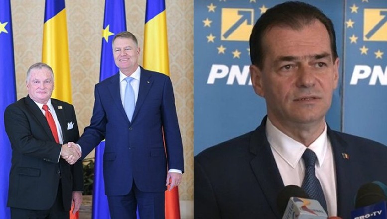 Klaus Iohannis și Ludovic Orban, lăudați de Ambasadorul SUA la București: "Lideri vizionari"