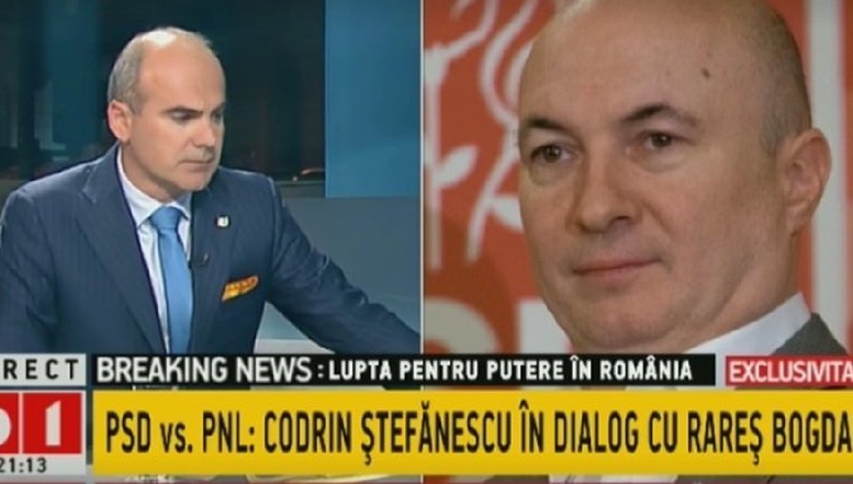 VIDEO.  Scandal uriaș între Rareș Bogdan și Codrin Ștefănescu. RB: „sunteți niște neobolșevici. De ce guvernați doar pentru infractori?”. CȘ: „ești un securistoid insalubru. Opriți-l pe turbat”