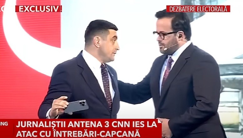 Marea diversiune de la Antena3 pentru propulsarea lui George Simion în turul 2. Postul Varanului a manifestat de-a lungul timpului o aliniere evidentă cu punctajul Rusiei și al AUR, promovând trompetele Kremlinului care îl linșau pe Anatol Șalaru, cel care a dezvăluit legăturile lui Simion cu agenturile Moscovei / PODUL prezintă toată lucrătura kaghebistă