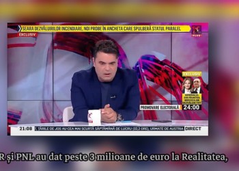 VIDEO. Cum se duc banii românilor către televiziunile unor infractori. Investigație SNOOP: Realitatea Plus a încasat, într-o singură lună, patru milioane de euro de la PSD, PNL și AUR / Partidul „antisistem” al lui George Simion a plătit două milioane de euro către televiziunea rusofilă a unui fost pușcăriaș și refuză să informeze transparent despre asta