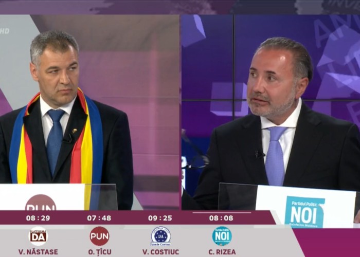 VIDEO "Vorbiți cu vocea Moscovei". Liderul PUN l-a pus la punct pe infractorul Rizea într-o dezbatere electorală