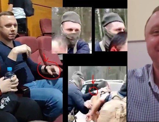 VIDEO. Cine sunt bărbații în albastru, cu comportament bizar, aflați în sala Crocus la momentul atacului terorist? Presa rusă de stat l-a intervievat pe unul din ei: „Nu lucrez pentru FSB, sunt muncitor în construcții”