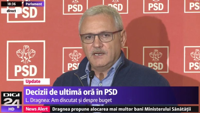 Dragnea, motivație ridicolă pentru plecarea parlamentarilor din PSD: Dacă nu mai este niciun acoperit, nu mai pleacă niciunul!