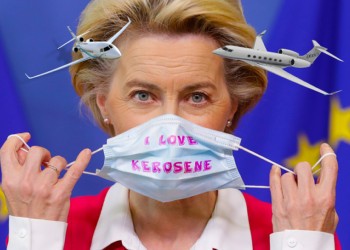 Ipocrizie și activism de paradă: șefa C.E, Ursula von der Leyen, s-a dat 50 de kilometri cu avionul privat, de la Viena la Bratislava