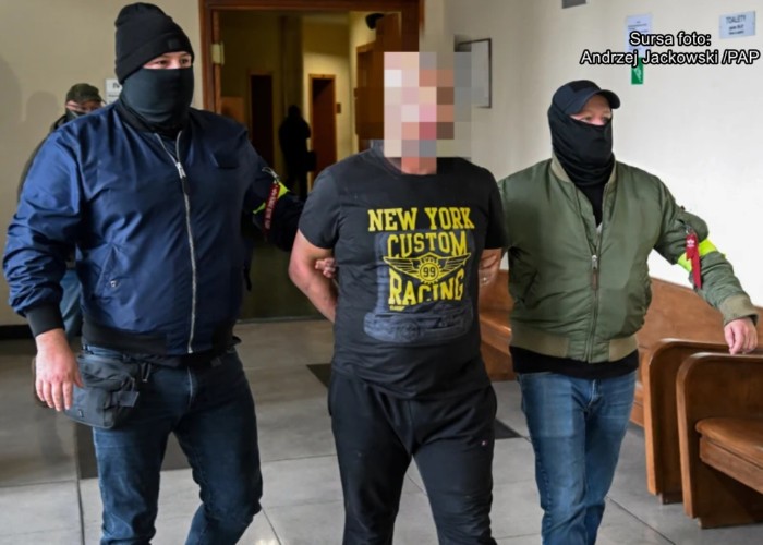 Propagandist anti-ucrainean reținut de autoritățile poloneze: "A publicat online materiale care conțineau amenințări, incitau la ură, promovau simboluri de susținere a agresiunii ruse împotriva Ucrainei"