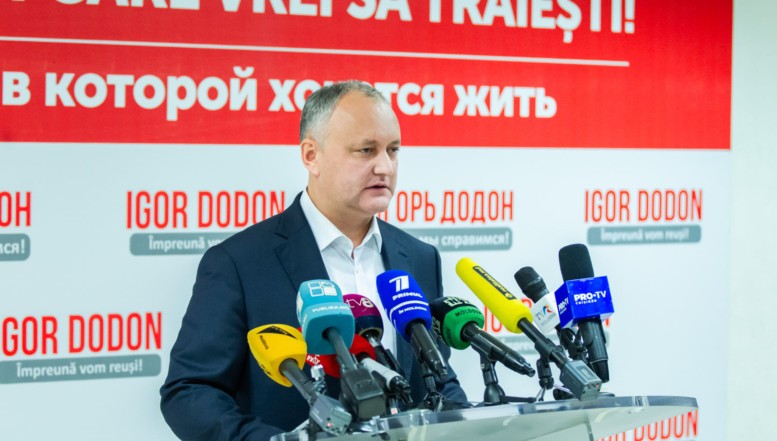 Igor Dodon îi jignește pe alegătorii care au votat în străinătate: „Diaspora reprezintă, la modul real, un electorat paralel al Republicii Moldova”