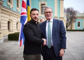 Premierul britanic Keir Starmer declară că este gata să trimită trupe în Ucraina pentru asigurarea unei „păci durabile” / El a subliniat că drumul Ucrainei către aderarea la NATO este „ireversibil”