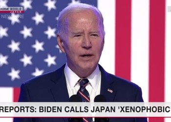 Biden enumeră Japonia, alături de China și Rusia, în categoria țărilor xenofobe, care ar avea probleme economice din pricina politicilor anti-imigrație. Abordarea președintelui american, criticată de un lector universitar
