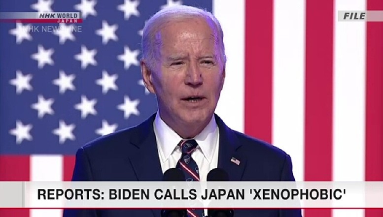 Biden enumeră Japonia, alături de China și Rusia, în categoria țărilor xenofobe, care ar avea probleme economice din pricina politicilor anti-imigrație. Abordarea președintelui american, criticată de un lector universitar