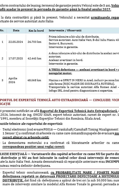 defectiuni si raport de exertiza1