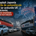 China a depășit Japonia la exporturile de autovehicule în Europa, iar acțiunile UE sunt insuficiente, cu toate că îi este amenințată una din cele mai mari industrii