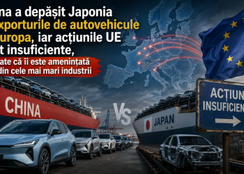 China a depășit Japonia la exporturile de autovehicule în Europa, iar acțiunile UE sunt insuficiente, cu toate că îi este amenințată una din cele mai mari industrii