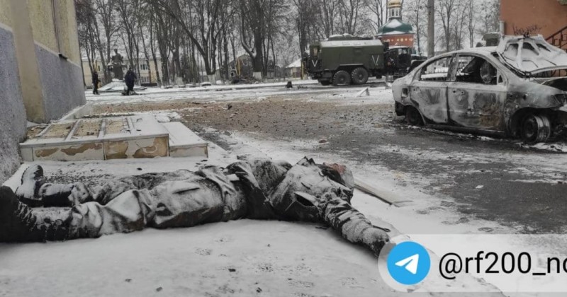 soldat  rus mort