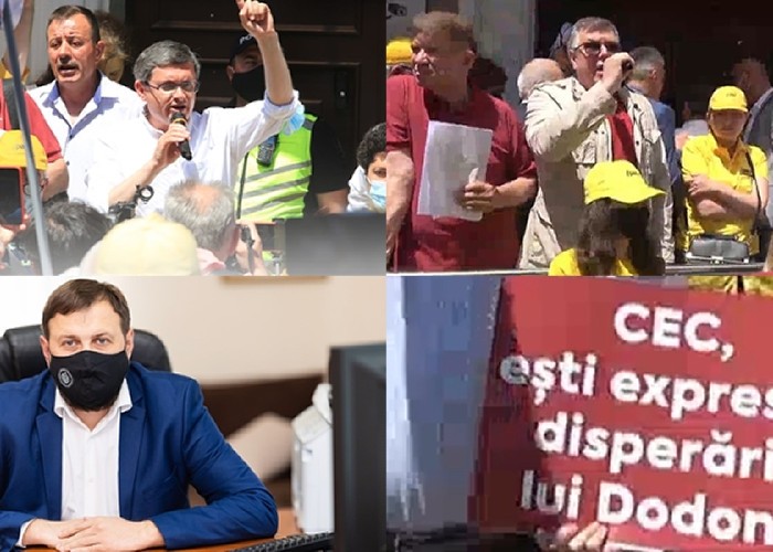 VIDEO "Lebedinschi, la gunoi! / E implicat în spălarea de bani din Bahamas!". Protest la Chișinău contra tentativei slugilor lui Dodon de a NU permite Diasporei să participe în număr mare la vot pe 11 iulie