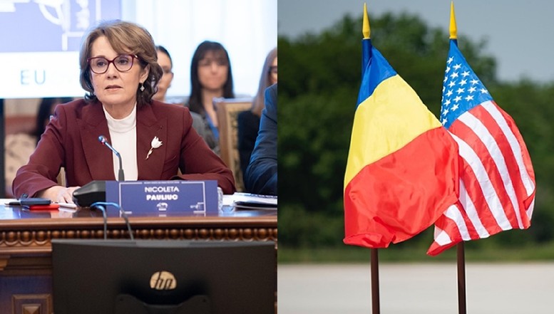 Adresându-se studenților, senatoarea Nicoleta Pauliuc a evidențiat importanța pentru România a parteneriatului cu SUA: "Omuleții verzi ai Moscovei încearcă să traducă relația ca fiind una de vasalitate. Este o idee cum nu se poate mai falsă! În cazul României, America e mai mult decât un garant de securitate! Insist asupra aspectului economic" / SSWP Forum