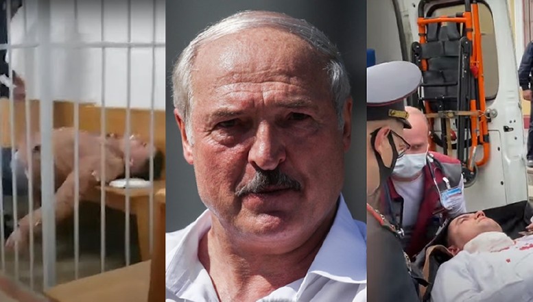 VIDEO Regimul terorii din Belarus: un deținut politic s-a înjunghiat în gât pe parcursul unui proces. Motivele pentru care a apelat la un asemenea gest extrem