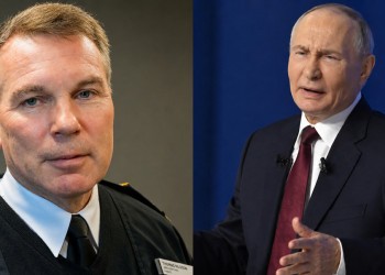 E foarte posibil ca Rusia să reprezinte o amenințare chiar și la mult timp după plecarea dictatorului Putin de la putere, transmite șeful Serviciului de Informații Militare și Securitate al Suediei