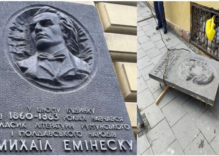 În sfârșit! La Cernăuți, Mihai Eminescu NU mai este poet al așa-zisului “popor moldovenesc”, cum mințeau sovieticii. Decizia autorităților. Kyivul, din ce în ce mai consecvent în lupta împotriva colonialismului ruso-sovietic și a “moldovenismului”