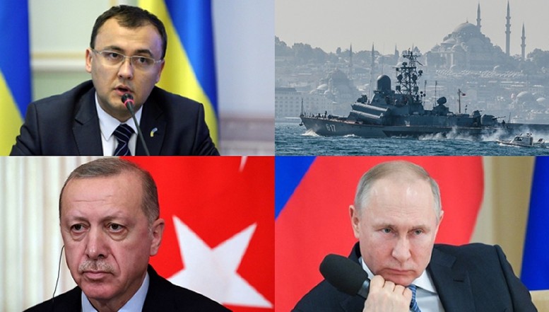 Ucraina solicită Turciei să închidă strâmtorile Bosfor și Dardanele pentru navele rusești. Erdogan se oferise în repetate rânduri să medieze conflictul ruso-ucrainean: motivele